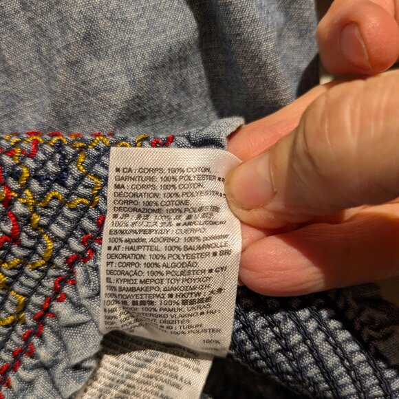 Gap Embroidered Boho Blouse - Picture 4 of 10